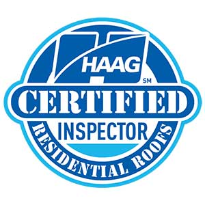 Haag Certified Inspector for residential roofs logo